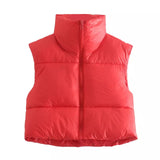 Charlotte Cropped Puffer Vest