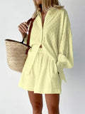 Novah Cotton Shirt and Shorts