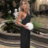 Lana Fringe Halter neck Dress