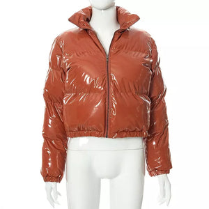 Ruby Cropped Puffer Jacket-Anonymous The Company