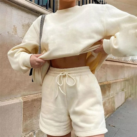 Marin Sweat Shorts and Sweater