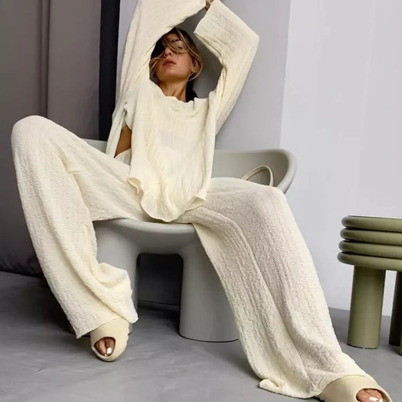 Debbie Crepe Lounge Set