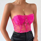 Jasmine Floral Mesh Corset