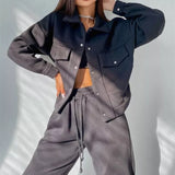 Camryn Button-up Jacket and Sweatpants