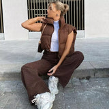 Charlotte Cropped Puffer Vest