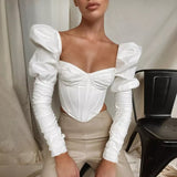 Eloise Puff-sleeve Corset