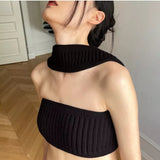 Skylar Halter Knitted Bandeau-Anonymous The Company