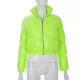 Ruby Cropped Puffer Jacket-Anonymous The Company