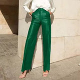 Stephanie Vegan Leather Pants-Anonymous The Company