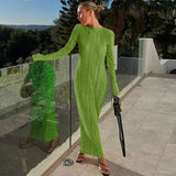Kelly Maxi Pleated Dress-Anonymous The Company
