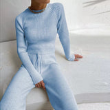 Ellis Rib Knit Longsleeve and Joggers