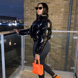 Ruby Cropped Puffer Jacket-Anonymous The Company