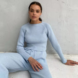 Ellis Rib Knit Longsleeve and Joggers