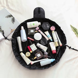 Scrunched Makeup Organizer