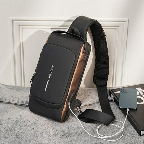 Secure Anti-Theft Leather Bag