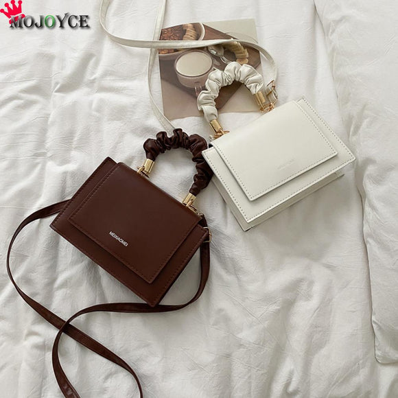 Pleated Handle Handbag