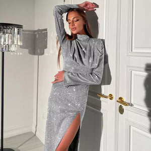 Bronte Sparkly Maxi Dress