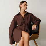 Dress - Hailey Structured Shirt Dress