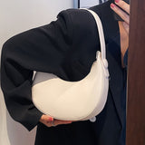 Leather Hobo Shoulder Bag