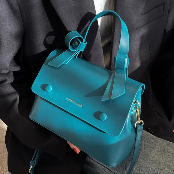 Vintage Square Button Bag
