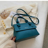 Vintage Square Button Bag