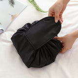Scrunched Makeup Organizer