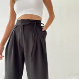 Lily Drawstring Work Pants